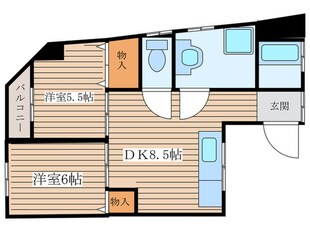 まるはちビルの物件間取画像